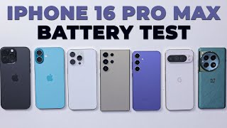 iPhone 16 Pro Max Battery Life Test [upl. by Omrelliug]