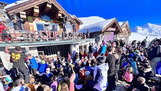 Apres Ski Party  La Folie Douce  Meribel Courchevel  Les 3 Valees  March 2023 [upl. by Sholom]