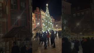 Gdansk Christmas market Targ Weglowy and Long Market [upl. by Milla558]