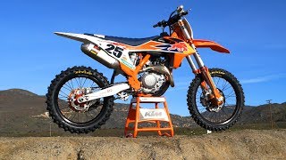 2020 KTM 450SXF 2019 KTM 450SXF Factory Edition  Dirt Bike Magazine [upl. by Gerek]