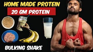 Home Made Protein Shake 20 GM Protein  How to Make Protein Powder at Home  Vikram Rathore Fitness [upl. by Nyleikcaj]