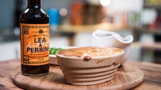 Lea amp Perrins SORTED food  How to make the British classic Steak and Mushroom Pie [upl. by Aihcats]