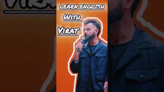 learn English With Virat Kohli [upl. by Rida]