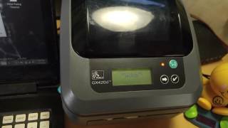 Review amp Setup of a Zebra GX420d Wireless Thermal Label Printer WiFi Configuration amp Drivers [upl. by Ranzini788]