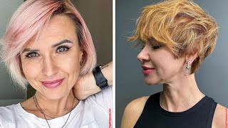 Kurzhaarfrisuren 2023 Für Frauen Über 50 [upl. by Rudolfo288]