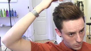 Shiloh Fernandez mens hair tutorial [upl. by Gabriel554]