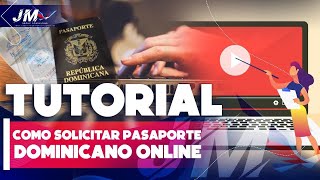 TUTORIAL 🚨 Como SOLICITAR Pasaporte DOMINICANO Online  La Forma Mas Rápida 2022 [upl. by Arlon]