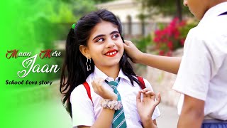 Maan Meri Jaan  King  Cute School Love Story  New Hindi Song 2023 [upl. by Kareem]