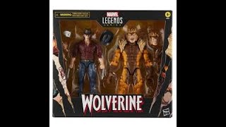 Hasbro Marvel Legends Wolverine 50th Anniversary Logan and Sabretooth Unboxing And Review [upl. by Ardisi672]