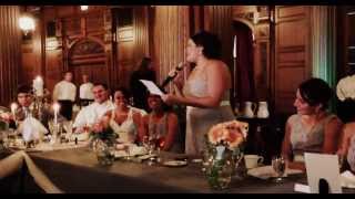 Awesome Maid of Honor singing speech [upl. by Ahtoelc63]