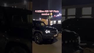 4 Million Dirhams VIP Dubai number plate 😳😳 dubai automobile offroad jetour [upl. by Gnilsia]