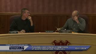 North Branford Planning amp Zoning Commission 10172024 [upl. by Crin621]