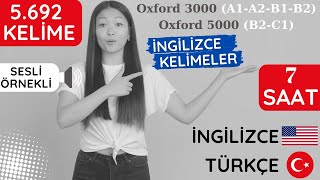 İngilizce Tüm Kelimeler 7 Saat Oxford A1A2B1B2C1 [upl. by Rory]