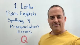 1 Letter Fixes English Spelling And Pronunciation Mistakes [upl. by Amye842]