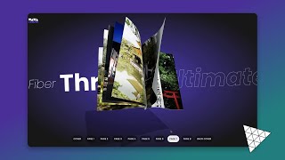 Build a 3D Book Slider Landing Page with Threejs amp React [upl. by Isobel]