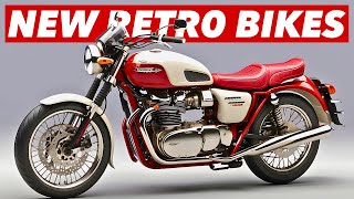 Top 7 New RETRO Motorcycles For 2024 [upl. by Valentijn]