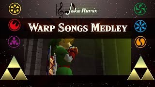 Zelda Ocarina of Time  Warp Songs Medley Remake [upl. by Anelliw]