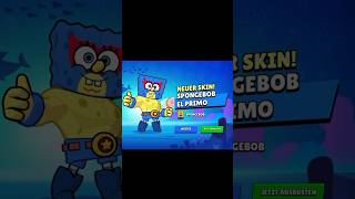 Spongebob elprimo Skin 🤩 brawlstars shortvideo [upl. by Derina]