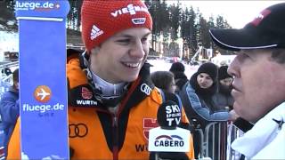 Andreas Wellinger im Interview  Titisee Neustadt 13122013 [upl. by Viridissa510]