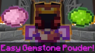 How to get Gemstone and Mithril Powder FAST  Hypixel Skyblock [upl. by Biondo18]