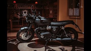 2019 Triumph Bonneville T120 Ace 7 Quick Facts [upl. by Lleoj]