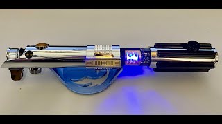 89Sabers Skinnyflex Crystal Chamber Reveal Neopixel Lightsaber Proffieboard [upl. by Hephzibah]