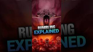 The Rumbling Explained Eren’s Ultimate Sacrifice for Eldians shingekinokyojin shorts [upl. by Nov]