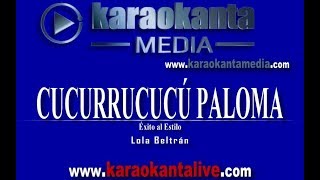 Karaokanta  Lola Beltrán  Cucurrucucú paloma [upl. by On]