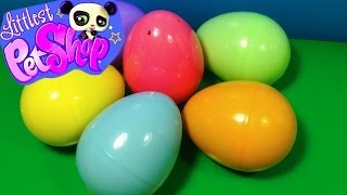 6 Littlest Pet Shop surprise eggs LPS surprise eggs Each egg holds a different lovable pet [upl. by Uuge]