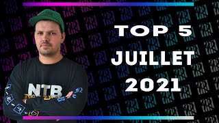 TOP 5  DES MATCHS DE CATCH  JUILLET 2021 [upl. by Yraeht]