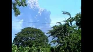 Erupción Pliniana Volcán San Cristóbal Nicaragua [upl. by Saidee]