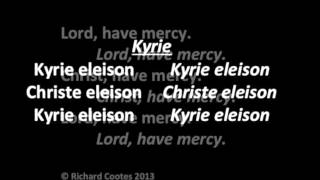 Kyrie Eleison Mass of Gods Mercy Kyrie Lord Have Mercy [upl. by Tdnerb]