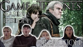 GAME OF THRONES SEASON 2 EPISODE 1 THE NORTH REMEMBERS REACTION [upl. by Enelad278]