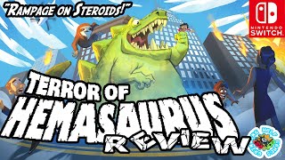 Terror of Hemasaurus Review indiegame gamedev nintendoswitch terrorofhemsaurus kaijuattack [upl. by Eileme]