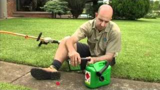 RYOBI How to mix and store 2 stroke fuel [upl. by Moreland]