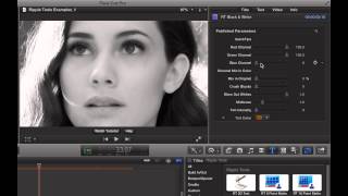 Final Cut Pro X Black amp White [upl. by Oznerol]