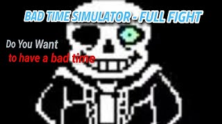 BAD TIME SIMULATOR ANDROID  FULL FIGHT  Link [upl. by Chrissa345]