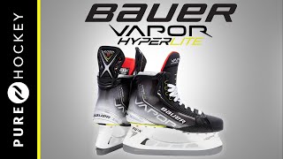 Bauer Vapor Hyperlite Hockey Skates  Product Review [upl. by Neeluqcaj993]