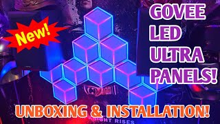 Govee Glide Ultra Hexagonal LED Panels  UNBOXING amp INSTALLATION [upl. by Asina]