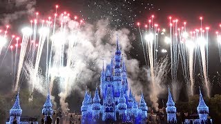 Holiday Wishes Fireworks 2018 Full Show at Mickeys Very Merry Christmas Party Walt Disney World [upl. by Eimmij]