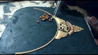 10G gold necklace Design Making [upl. by Amsirhc]