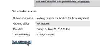 Moodle for Students  How do I submit my assignment [upl. by Nit]