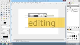 How to Edit Text in GIMP [upl. by Loar]