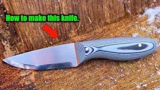 How To Make a Knife From a Beginners Perspective [upl. by Ahseim28]