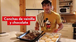 Cómo hacer CONCHAS DE CHOCOLATE Y VAINILLA  Cocina Fácil [upl. by Skoorb]