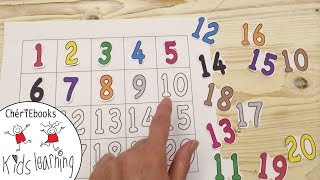 Learn 1 to 20 in English  How to Write Numbers  Counting Numbers 1to20 Toddler Preschooler Kids [upl. by Maltzman]