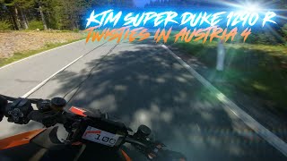 KTM 1290 R Super Duke  Twisties in Austria 4  SC Project 4K  Duke 1290 Sound [upl. by Zug]