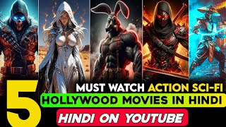 Top 5 Best Hollywood SciFi Movies on YouTube In Hindi Dubbed  Hollywood Movies Hindi Dubbed 2024 [upl. by Yecam]