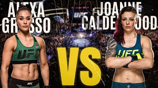 UFC FIGHT NIGHT INSIDE Alexa Grasso vs Joanne Calderwood [upl. by Annaigroeg]