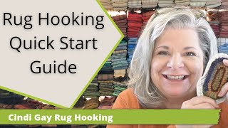 Rug Hooking  Get Started QUICK [upl. by Rimisac836]